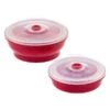 Collapse It 4 Cup Silicone Round - Red -Home Kitchen image 2583