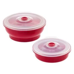 Collapse It 4 Cup Silicone Round - Red