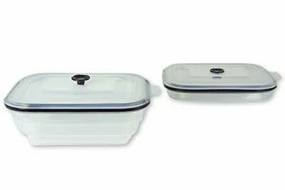 Collapse It 7 Cup Silicone Rectangle - Clear 4 Collapse It 7 Cup Silicone Rectangle - Clear - Image 2