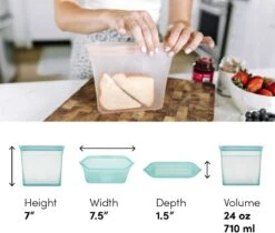 Zip Top Sandwich Bag, Frost 12 Zip Top Sandwich Bag, Frost -Home Kitchen image 2620