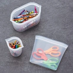 Zip Top Sandwich Bag, Frost 15 Zip Top Sandwich Bag, Frost -Home Kitchen image 2623