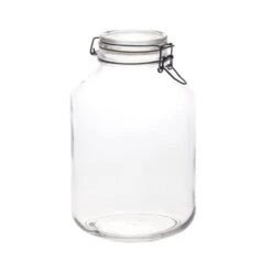 Bormioli Rocco Bormioli Glass Storage Jar W/ Locking Lid, 169 OZ