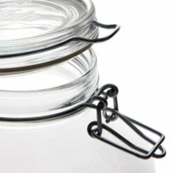 Bormioli Rocco Bormioli Glass Storage Jar W/ Locking Lid, 169 OZ -Home Kitchen image 2626