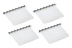 Fox Run Reusable Silicone Bags, Set Of 4