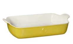 Emile Henry Large Rectangular Baker Leaves
