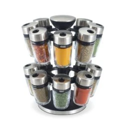 DKB Cole & Mason 16 Jar Herb & Spice Carousel