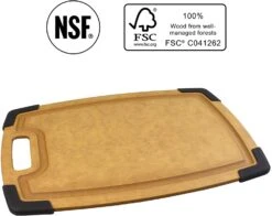 Totally Bamboo Vellum Cutting Board 14.75"X 10.70" -Home Kitchen image 283