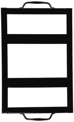 Charcoal Companion Porcelain Coated Salt Plate Holder /