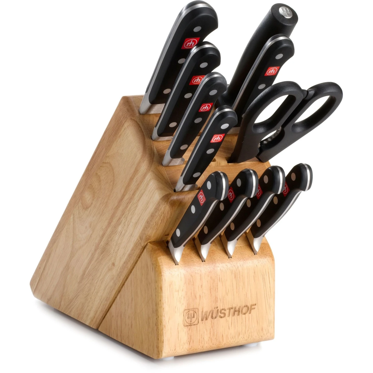 Wusthof Classic 12 Piece Block Set 3 Wusthof Classic 12 Piece Block Set