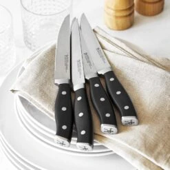 Henckels Forged Accent Steak Knife Set -Home Kitchen image 318