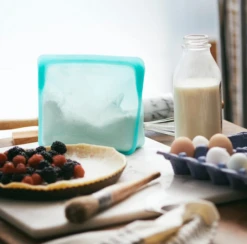 Stasher Silicone Stand-Up Bag Aqua 9 Stasher Silicone Stand-Up Bag Aqua -Home Kitchen image 335