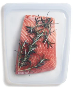 Stasher Silicone Reusable 1/2 Gallon Bag: Clear -Home Kitchen image 338