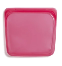 Stasher Silicone Reusable Sandwich Bag: Raspberry