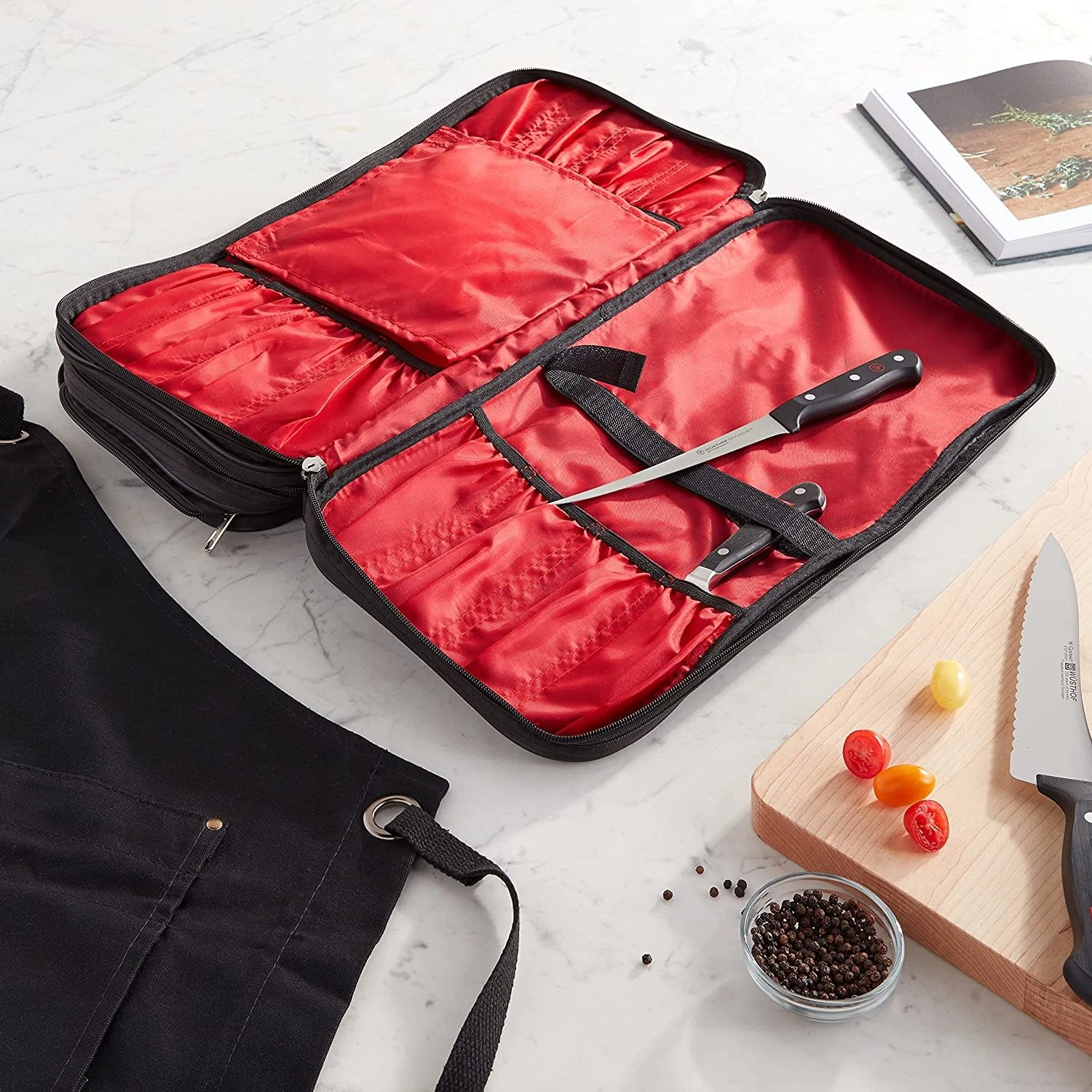 Wusthof Cooking School Bag W/Logo & Shoulder Strap 8 Wusthof Cooking School Bag W/Logo & Shoulder Strap - Image 6