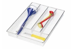 Better Housewares Large Cutlery Tray - Chrome