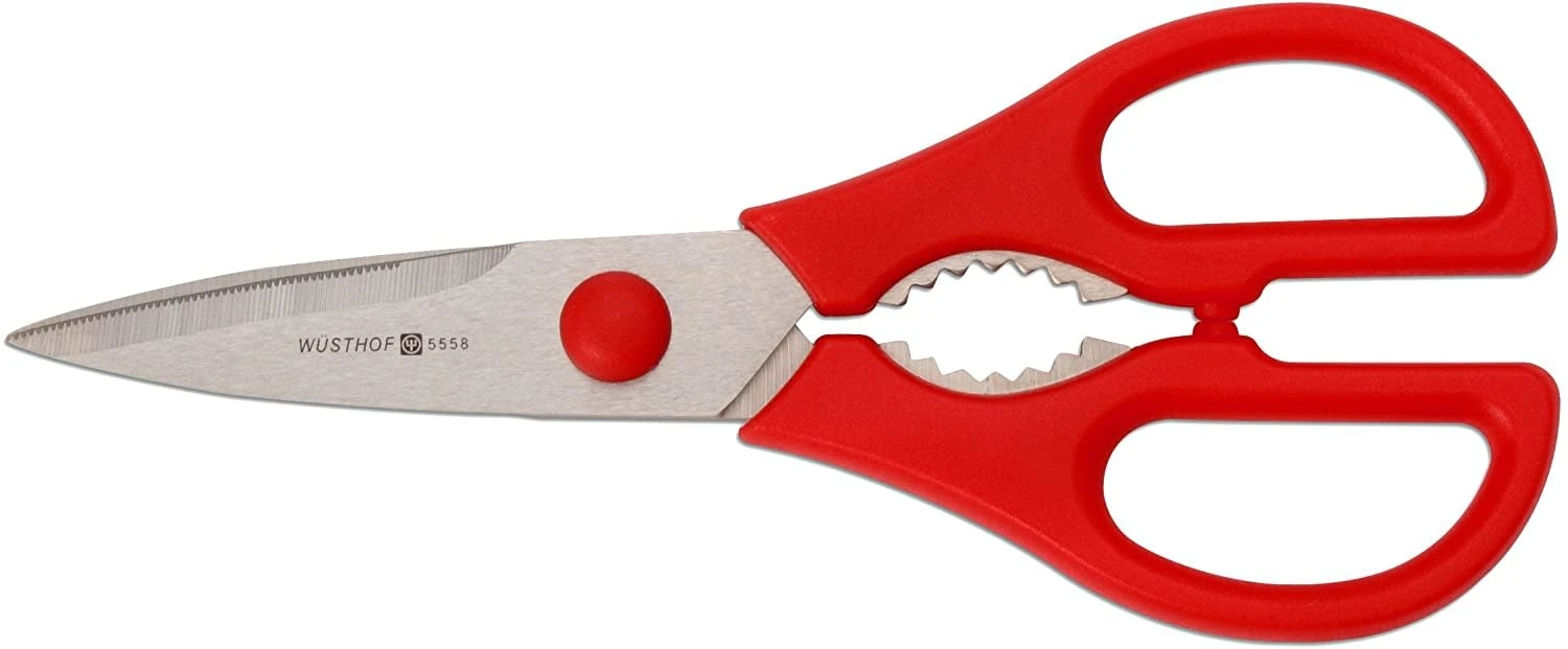 Wusthof Come-Apart Kitchen Shears, Red 3 Wusthof Come-Apart Kitchen Shears, Red
