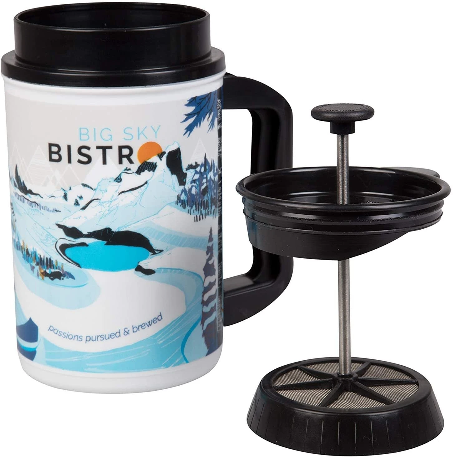 Planetary Design Big Sky Bistro French Press Mug Winter 4 Planetary Design Big Sky Bistro French Press Mug Winter - Image 2