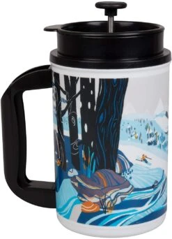 Planetary Design Big Sky Bistro French Press Mug Winter 12 Planetary Design Big Sky Bistro French Press Mug Winter -Home Kitchen image 674
