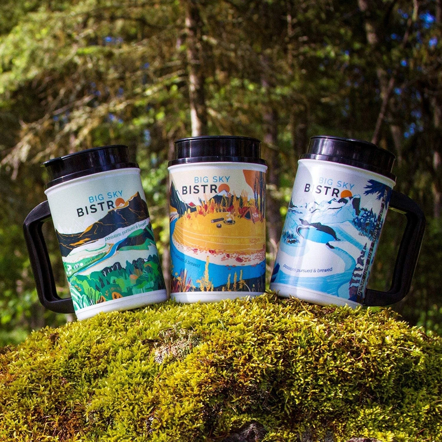 Planetary Design Big Sky Bistro French Press Mug Winter 9 Planetary Design Big Sky Bistro French Press Mug Winter - Image 7