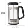 OXO Brew French Press With GroundsLifter -Home Kitchen image 787