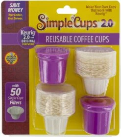 Simple Cups Reusable K-Cups & Filters -Home Kitchen image 833