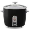 Zojirushi Rice Cooker/Steamer, 6 Cups, Black